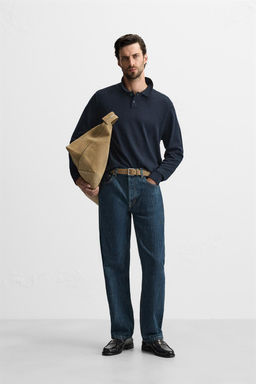 MERINO WOOL KNIT POLO SHIRT - Zara фото 9