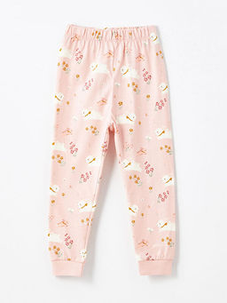 Beli Lastikli Basic K?z Bebek Pijama Alt