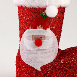 Конфетница «Сапожок», красная