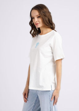 CLE Футболка жен. 246135кк_п молочный - Clever wear фото 2