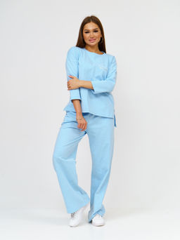 Костюм женский Мегаполис голубой