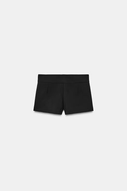 SHORTS MINI BOLSILLOS / Negro - Zara фото 6