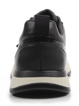 03-A238-1 BLACK Кроссовки женские (натуральная кожа)