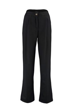 Siyah Straight/Duz Kesim Dokuma Kumas Pantolon TWOAW22PL0321
