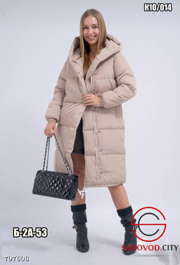 куртка длинная с капюшоном - Bruno фото 4