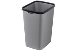 Ведро для мусора с фиксатором 33 л 36*28*45,5 см Тандем сер.металлик/черный (модель 843358) - Elan gallery фото 7