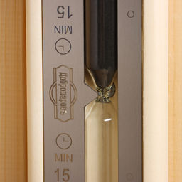 Часы песочные для бани 30×7×3V-H009-2, дерево, металл