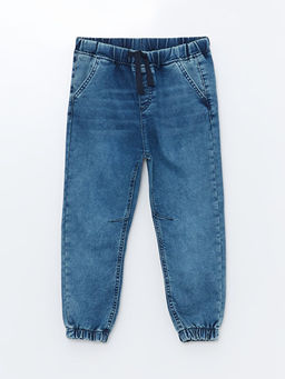 Beli Lastikli Basic Erkek Bebek Jean Pantolon