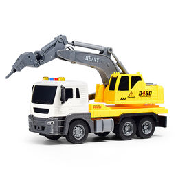 Машина "СтройМощь" 1:16 (свет, звук) в коробке (цвет желтый)