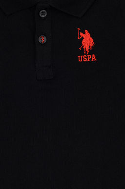 Черная базовая футболка для мальчика - U.s. polo assn фото 8