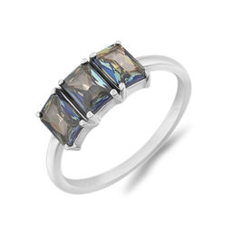 Кольцо, мистик кварц синий, Феникс