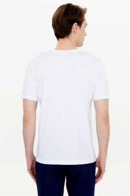 U. S. Polo Assn Мужская белая футболка с круглым вырезом - U.s. polo assn фото 11