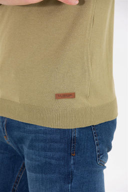U. S. Polo Assn Мужской трикотаж цвета хаки с круглым вырезом - U.s. polo assn фото 14