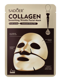 Гидрогелевая 3D маска Разглаживающая маска против морщин с коллагеном