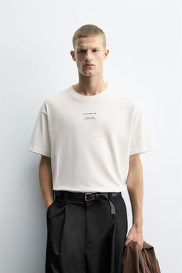 T-SHIRT WITH CONTRAST LABELS - Zara фото 2