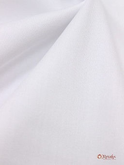 Сатин цв.Белый (оптически отбеленный), ш.2.2м, хлопок-100%, 130гр/м.кв