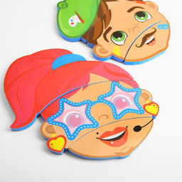 Пазлы мягкие для малышей «Поменяй местами», 9 деталей, Крошка Я, МИКС