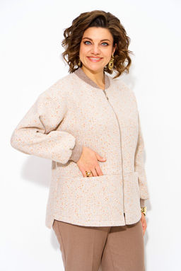 Жакет Liliana 1342 жемчужное капучино