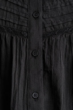 Blusa de algod?n con cuello de volante - H&m фото 7