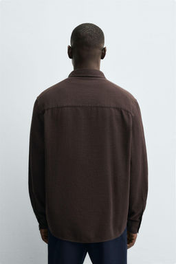 TEXTURED CHECK SHIRT - Zara фото 3