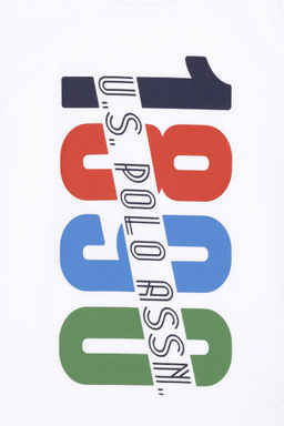 Белая футболка с круглым вырезом для мальчика Неожиданная скидка в корзине - U.s. polo assn фото 7