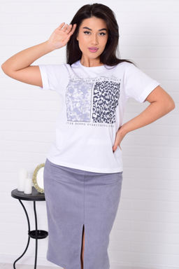 *Футболка женская Ф-2-042 из смесового хлопка - Новое кимоно фото 22