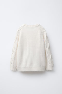 CABLE-KNIT SWEATER - Zara фото 2