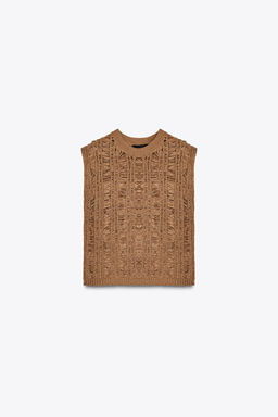 RIBBED KNIT TOP - Zara фото 8