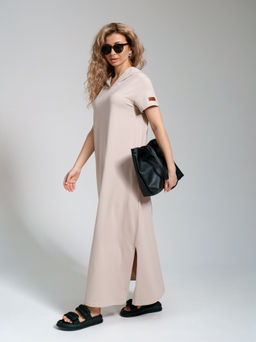 970 Платье-мантия "Бежевый"