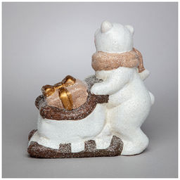 ФИГУРКА БЕЛЫЙ МИШКА 13,5*6,5*13 СМ - Lefard фото 4