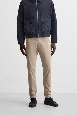 SKINNY FIT CHINO TROUSERS - Zara фото 2