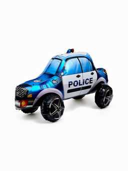 Воздушный шар фольгированный 35" 3D «Полицейская машина», под воздух