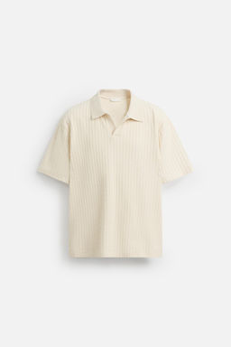 TEXTURED POLO SHIRT - Zara фото 7