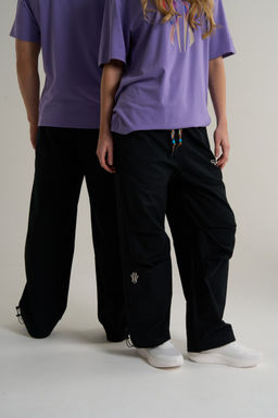 Брюки текстильные Черный KAI Woven Casual Pants - Anta фото 3