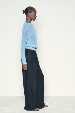 MESH KNIT SWEATER - Zara фото 3