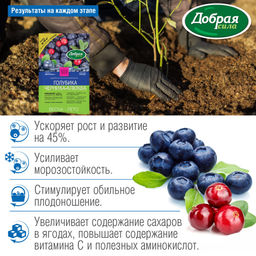 Компл. мин. удобр. "Добрая сила" Голубика-Черника-Клюква, пак.2кг