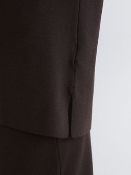 Yar?m Bal?k?? Yaka Kad?n Triko Kazak