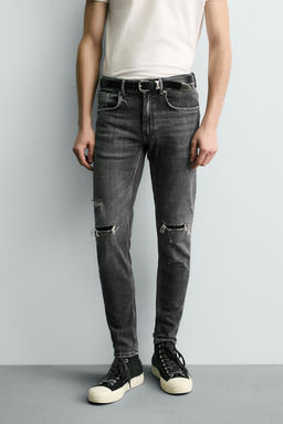JEANS SKINNY FIT / Gris - Zara фото 11