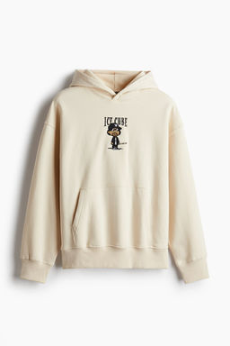 Sudadera con capucha y motivo Oversized Fit - H&m фото 6