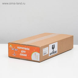 Подставка с мисками, 2700 мл, высота 40 см, разборная с верхним фиксатором, хром - Пижон фото 8