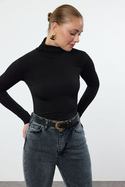 Trendyolmilla Siyah-Siyah Tokal? 2li Paket Deri Gorunumlu TWOAW25KE00002 фото 2