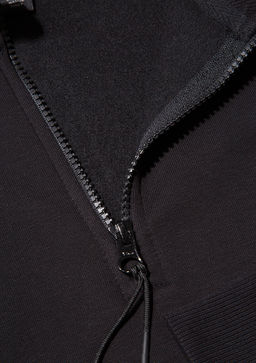 Yar? Fermuarl? Siyah Basic Sweatshirt - Mavi фото 6