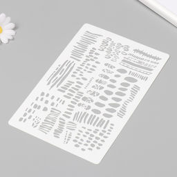 Пластиковый трафарет для творчества «Текстура», шаблон, 16×24 см