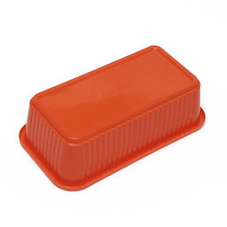 Цена за 2 шт. Ящик для выращивания зелёного лука, 29×16×8.5 см, 2.5 л, 10 лунок, пластик, оранжевый, Greengo