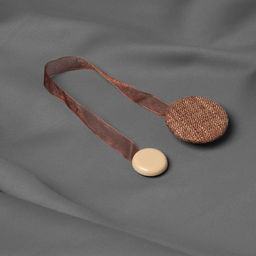 Цена за 4 шт. Подхват для штор Круг, d = 5 см, цвет коричневый - Арт узор фото 2