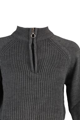 K?rm?z? Crop Fermuarl? Dik Yaka Basic Triko Kazak TWOAW22KZ1632 - Trendyolmilla фото 38