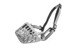 Намордник Редпл. пластик "Silver Reflex" №3 12см лабрадор 55513серебро