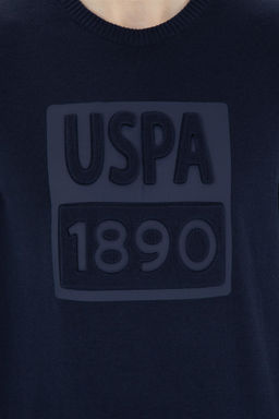 U. S. Polo Assn / Мужской темно-синий свитер - U.s. polo assn фото 7