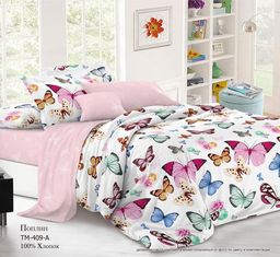 Постельное белье - Поплин Премиум 409 Евро (молния)