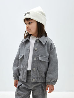 Basic Uzun Kollu K?z Bebek G?mlek Ceket